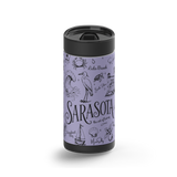 Sarasota Collection wrap on a black ceramic Wrapware tumbler