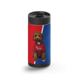 Baseball Fans Custom Tumbler wrap on a black ceramic Wrapware tumbler