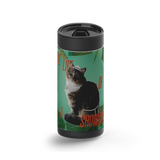 Showkitty Custom Tumbler wrap on a black ceramic Wrapware tumbler