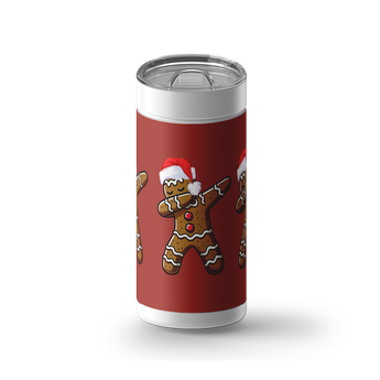 Ginger Dab - Red wrap on a white ceramic Wrapware tumbler