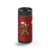 Ginger Dab - Red wrap on a black ceramic Wrapware tumbler