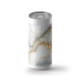 White Marble 2 wrap on a white ceramic Wrapware tumbler