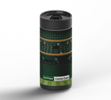 The Royal Box wrap on black ceramic tumbler