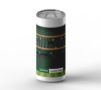 The Royal Box wrap on white ceramic tumbler