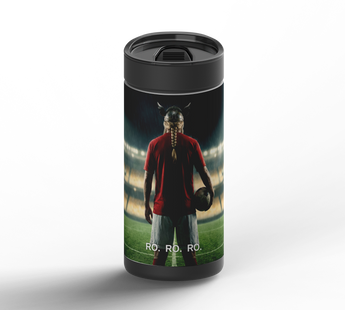 The Viking wrap on black ceramic tumbler