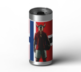 The Viking Flag Edition wrap on stainless steel tumbler