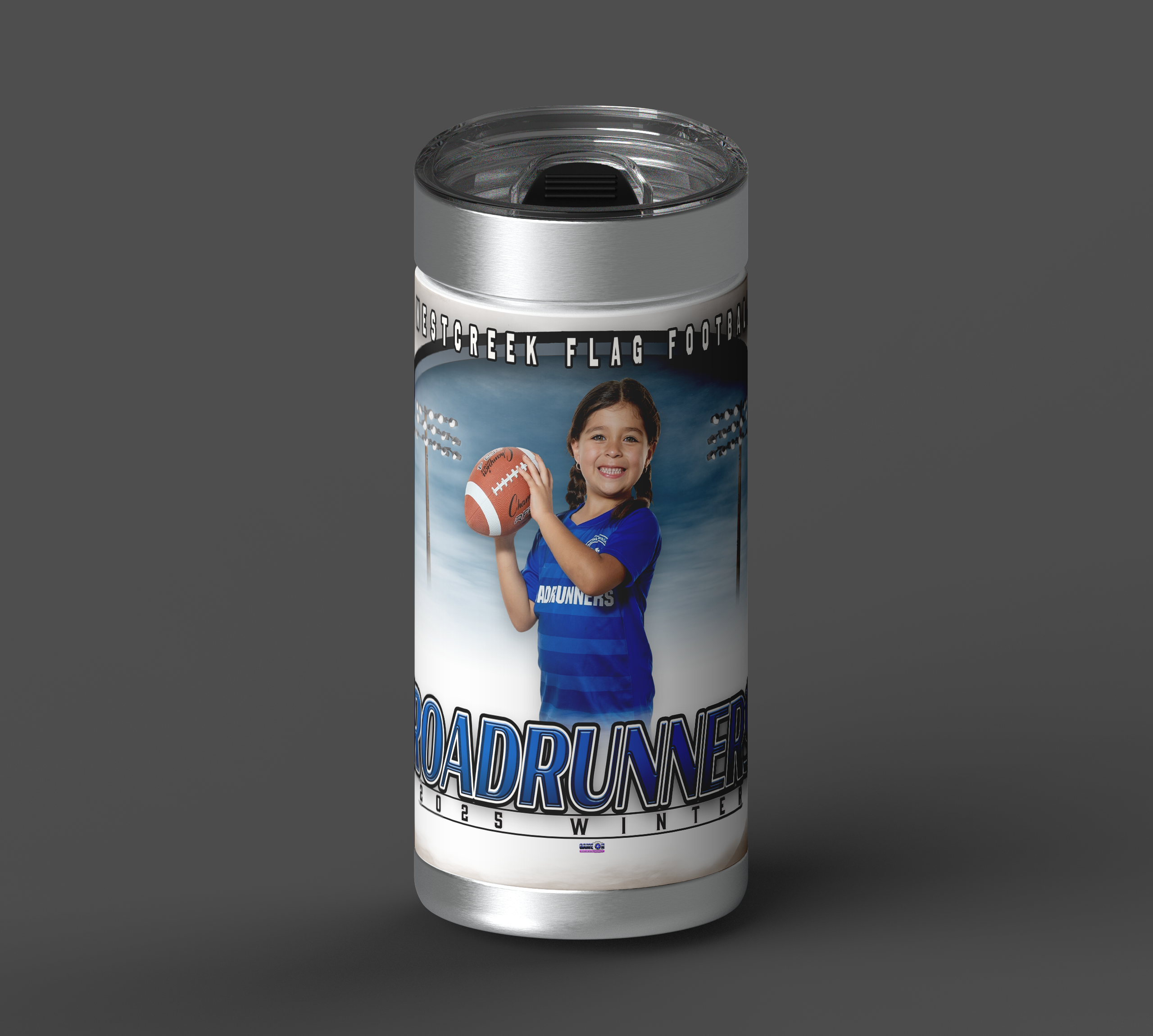 Westcreek Flag Football Custom Tumbler