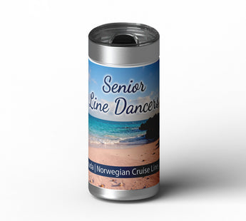 Pink sand wrap on stainless steel tumbler