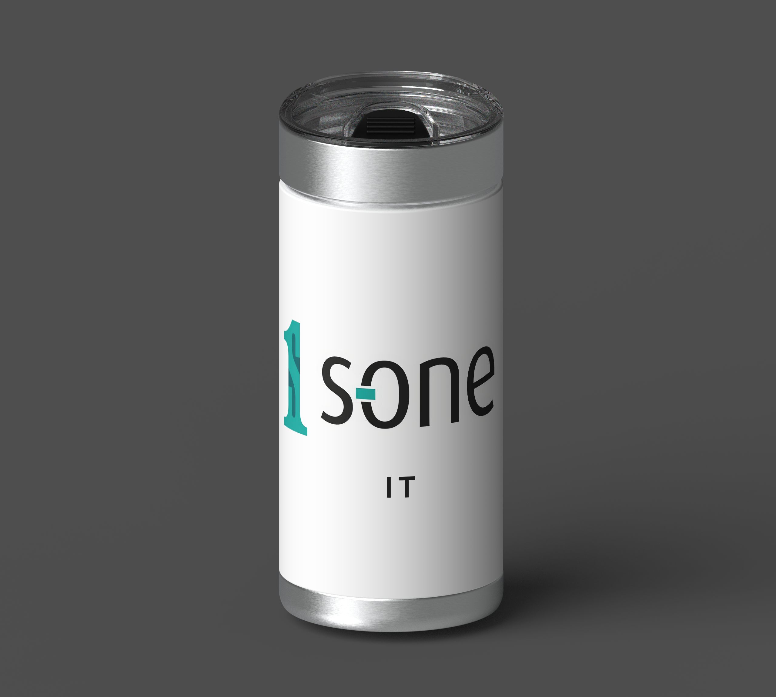 S One Logo White IT