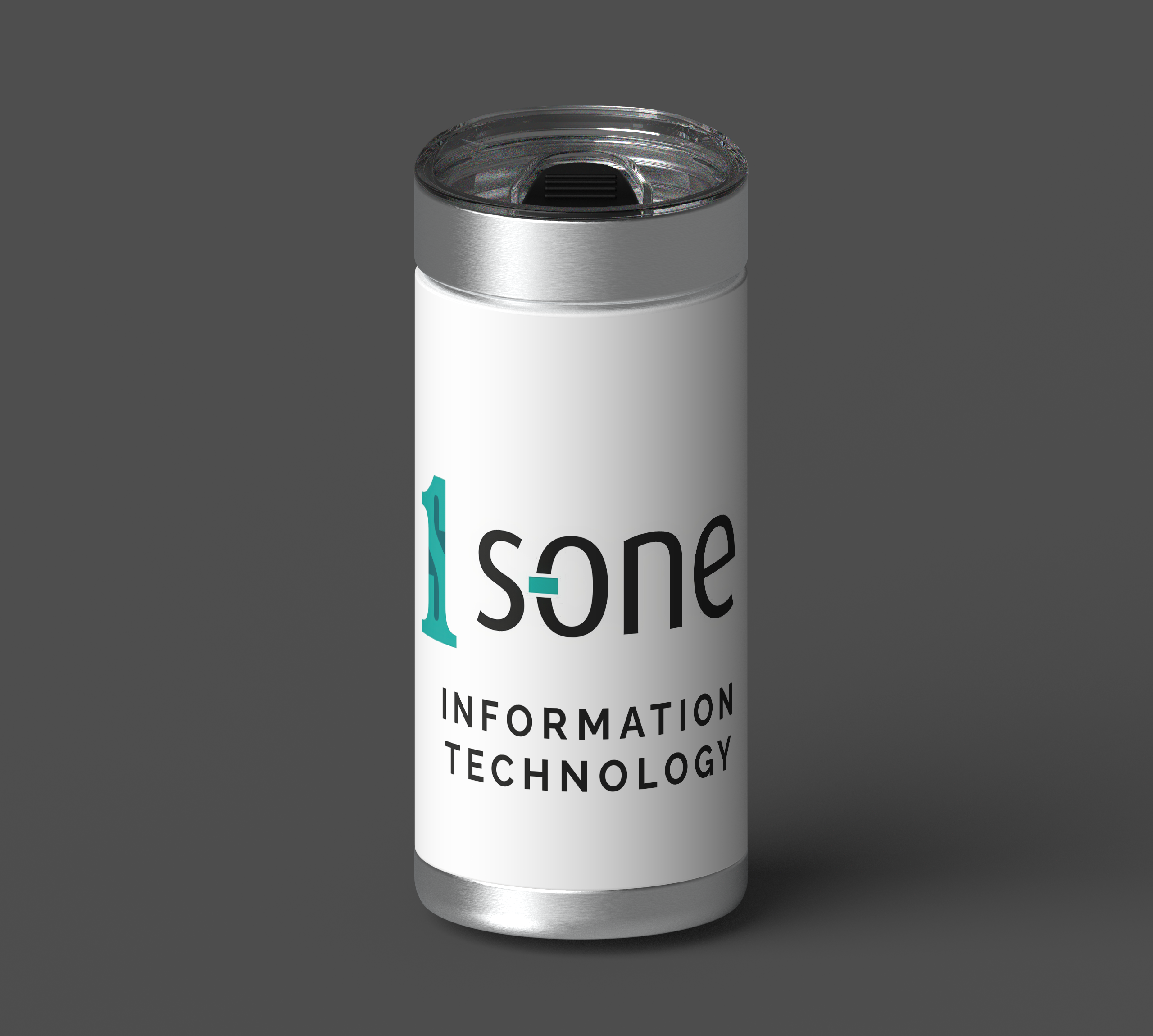 S One Logo White Information Technology