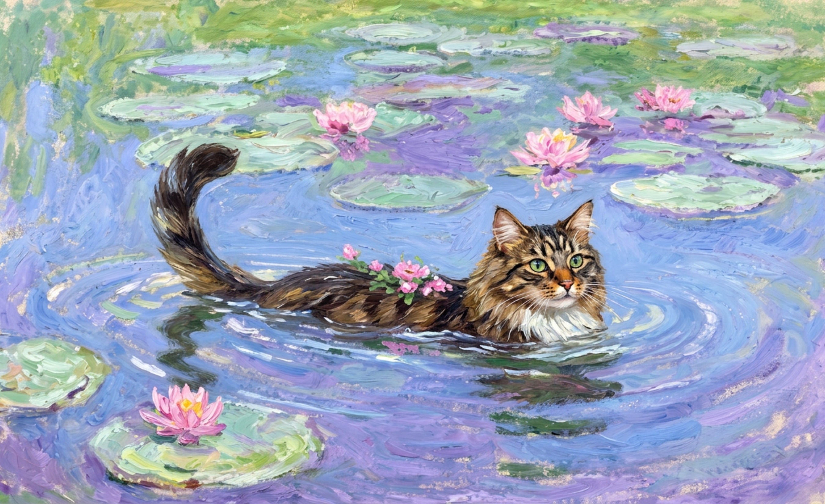 Water Lilly Kitty